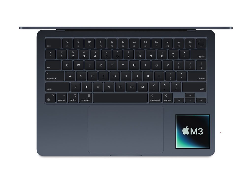 MacBook Air (M3)(2024)-13"inch , 8-coreCPU , 10-coreGPU 16GB ram , 256SSD