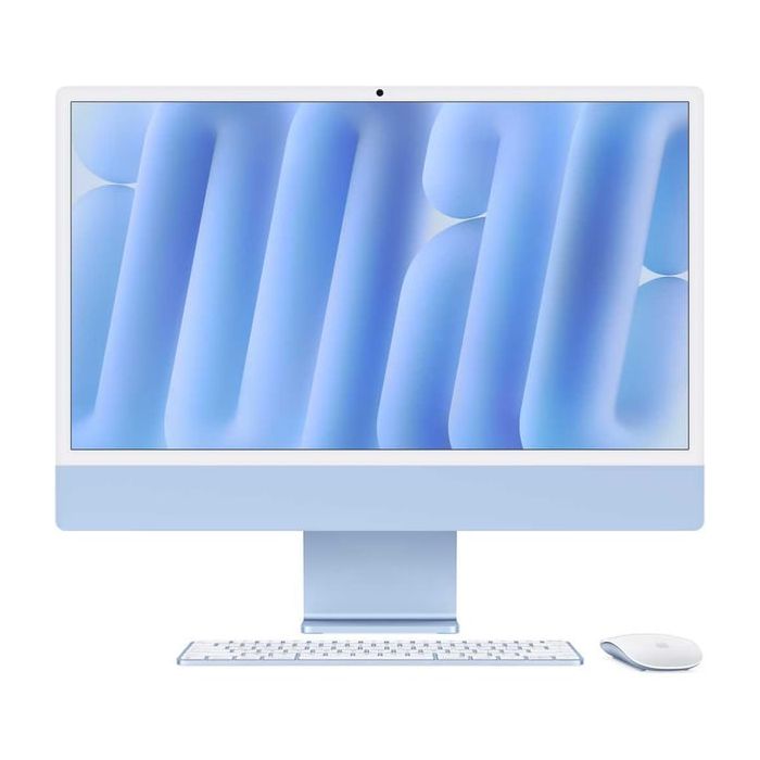 Apple iMac 24-inch (2024) Blue, M4 with 8-Core CPU, 16GB RAM, 256GB SSD, 8-core GPU,