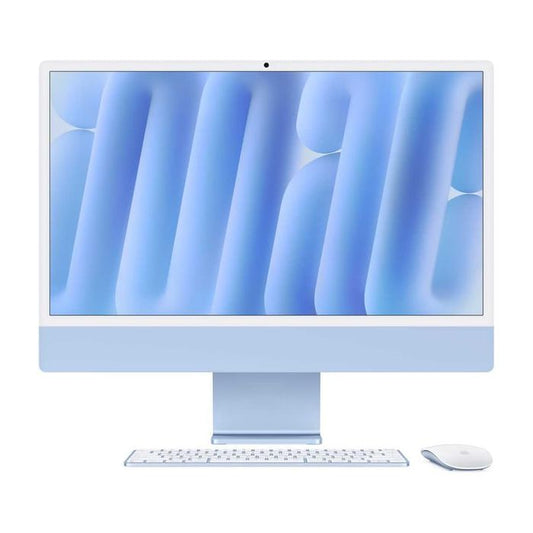 Apple iMac 24-inch (2024) Blue, M4 with 10-Core CPU, 16GB RAM, 256GB SSD, 10-core GPU,