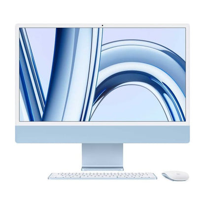 Apple iMac 24-inch Brand New (2023) M3 with 8-Core CPU, 8GB RAM, 256GB SSD, 8-Core GPU, Blue